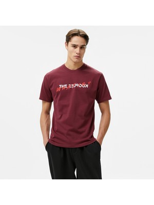 The Kooples Classic Erkek Bordo T-Shirt
