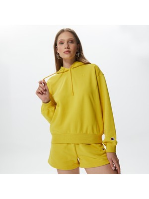 Champion Classic Kadın Sarı Hoodie