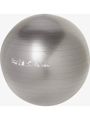 Energetics Unisex Gri Pilates Topu 75CM