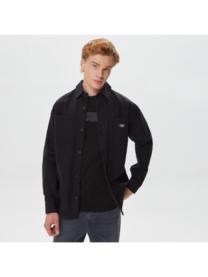 Dickies Duck Canvas Ls Erkek Siyah Gömlek