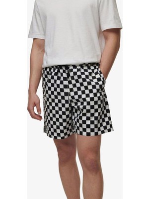 Vans Range Relaxed Elastic Erkek Siyah Deniz Şortu