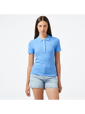 Tommy Hilfiger Kadın Mavi Polo