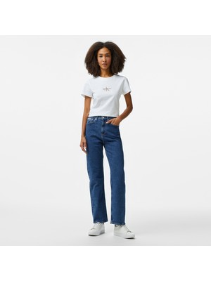 Calvin Klein Jeans Kadın Mavi Pantolon