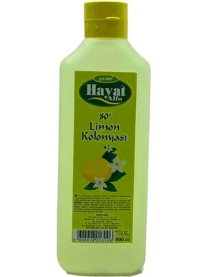 Nemere İthalat Limon Kolonyası - 900 ml - 80 Derece Nemere Ithalat