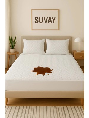 Suvay 60x120 Sıvı Geçirmez Bebek Yatak Koruyucu Alezi
