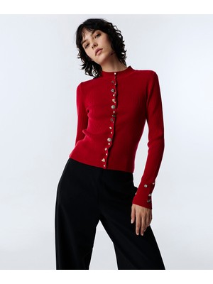 Twist Karma Düğmeli Hırka TW6260150119034
