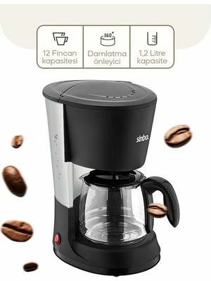 Ttt Sinbo 2'si 1 Arada Filtre Kahve ve Çay Demleme Makinesi