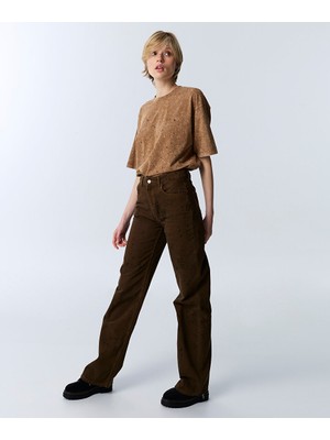 Twist Baskılı Wıde Leg Jean Pantolon TW6260018024074