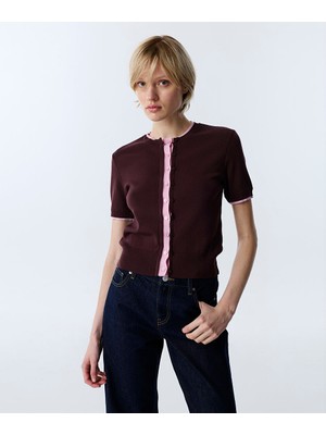 Twist Colorblock Triko Hırka TW6260150120008