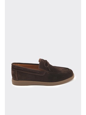 Derinet Hakiki Deri Püsküllü Kadın Loafer