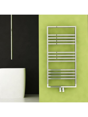 Ayrex Carisa Frame Çelik Havlupan Modern Tasarım Krom 105 x 50 cm