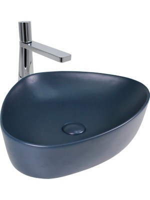 Paluci Doğa Multi Matt Dark Blue Çanak Lavabo