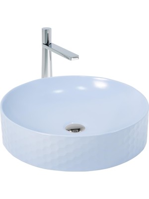 Paluci Paula Matt Ice Blue Çanak Lavabo