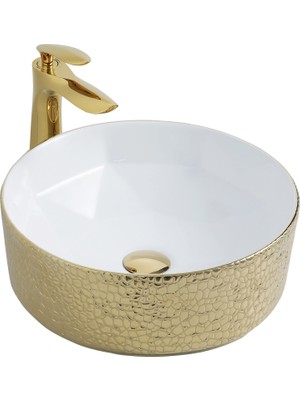 Paluci Melissa Leopar Gold Lavabo