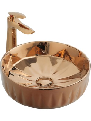 Paluci Izmir Rose Gold Lavabo
