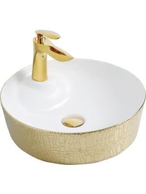 Paluci Tesla White Gold Lavabo