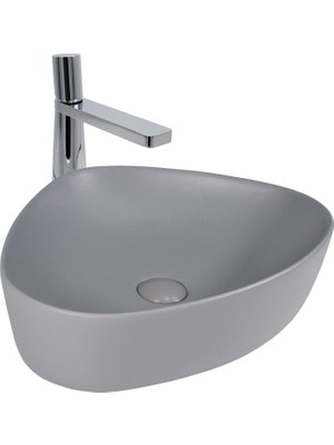 Paluci Doğa Multi Matt Light Gray Çanak Lavabo