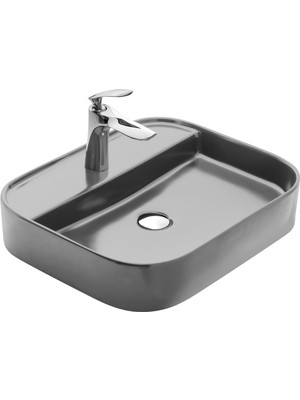 Paluci  Anka Dark Gray Çanak Lavabo