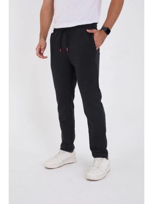 Hazego Unisex Üç Iplik Basic Eşofman Pantolon - Antrasit