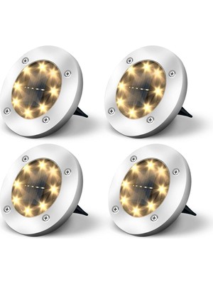 Ayrex Jsdoin Solar Lights Dış Mekan Bahçe Tavan Lambası, Güneş Enerjisiyle Çalışan 8 Led, P