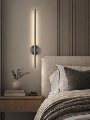 Ayrex Flame Sarjlı LED Aplik / 8W / 3200K Gün Işığı / 75CM / Duvar Tipi/tablo Dekoratif Işık