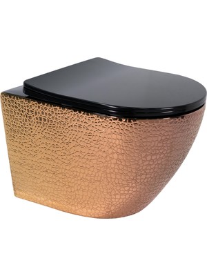 Paluci Jasmine Rose Gold Kanalsız Asma Klozet