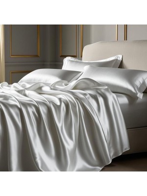 Ayrex Ipeksi Zarafet / Ipek Saten Yastık Kılıfı Seti - 50X70 cm / Lüks Konfor ve Şıklık (B