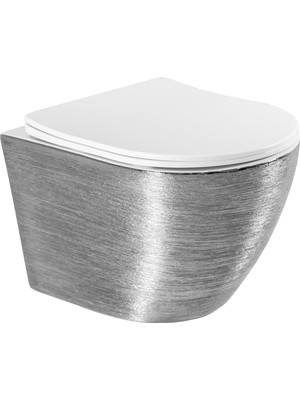 Paluci Twist Silver Kanalsız Asma Klozet