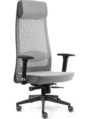 Ayrex Tarsus Business Çalışma Koltuğu Kumaş Siyah (Gri)