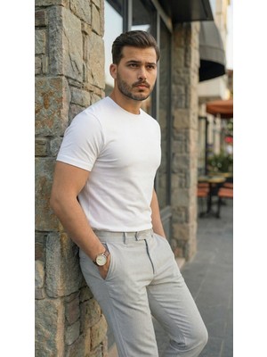 Modi Erkek Slim Fit Dilli Kumaş Pantolon