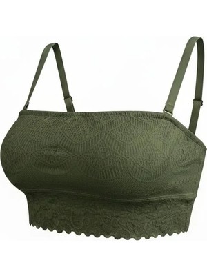 Bonbon Genç Kadın Full Dantelli Içi Pamuk Astarlı Bralet BB2811