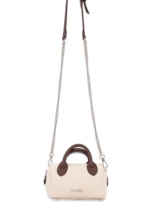 Benetton BNT_1825 10X15X9 Çapraz Bej Kadın Çanta