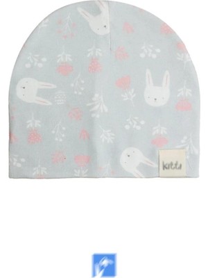 PIECE SIGNATURE %100 Pamuk Tavşan Baskılı Cotton Kız Bebe Penye ( 2-5 Yaş )