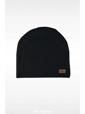 PIECE SIGNATURE %100 Cotton Çift Kat Çocuk Penye Bere ( 4-8 Yaş )
