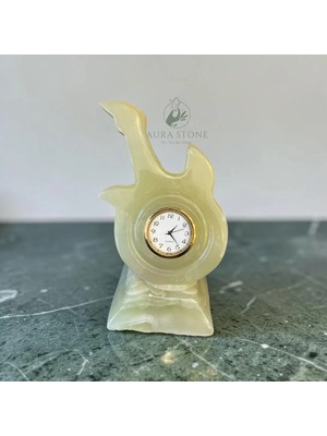 Aura Stone Aurastone Oniks Doğal Taş Gitar Saat