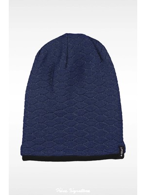 PIECE SIGNATURE Baggy Kayak Beresi, Polar Astarlı ( Yırtık Örgülü ) ( Unisex )