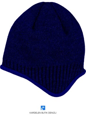 PIECE SIGNATURE Casual Içi Polarlı Kulaklı Akrilik Yün Bere ( Unisex )