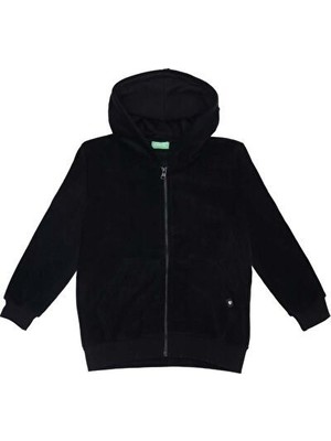 Benetton Erkek Çocuk Siyah Polar
