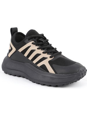 Guja Kadın Sneaker Kalın Taban Tırtıklı Dişli Taban Rahat Günlük Yürüyüş Spor Ayakkabı 317-1