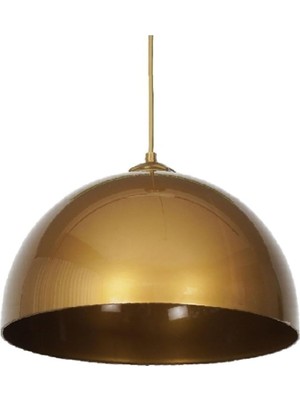 Ayrex Lambadar Retro Rustik Model Modern Metal Tekli Gold Sarkıt Avize Cafe Gold Tek Ebat 3506-SVM5