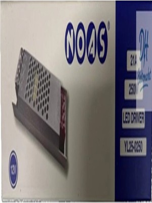 Noas 12 Volt 21 Amper Süper Slim Şerit LED Trafosu