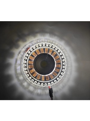 Alfa Brand 1 Adet Sunled 8005 Cam Spot Kasası 5W Beyaz Işık LED Çerçeveli Günışığı