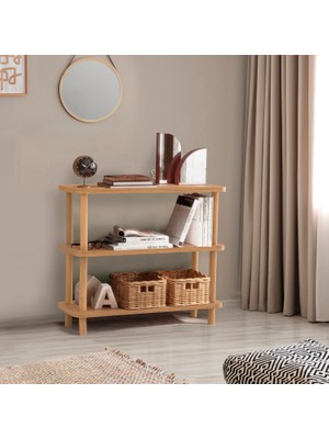 Uvi Collection Dora Step Kitaplık Atlantik Çam 80X28