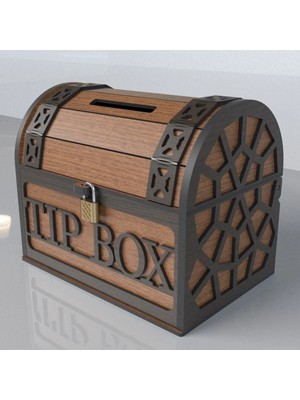 St. Morritz Tip Box Bahşiş Kutusu ve Kumbara Sandık Tipi Tipbox