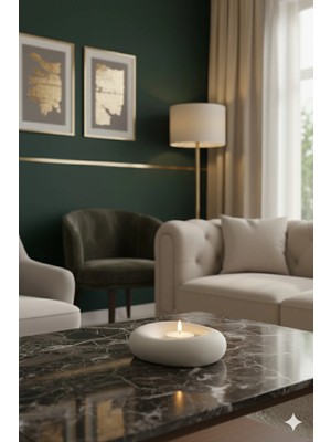 St. Morritz Hm Modeli Dokulu Tealight Mumluk Dekoratif Mumluk