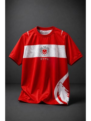 Sentinel Wear Türkiye Kabartma Logolu Bozkurt Konsept T-Shirt