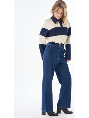 Kayra Çima Dikişli Denim Pantolon 19114