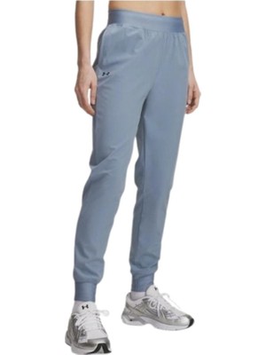 Under Armour Ua Rival Hi Rise Woven Pant 1382727-448 Mavi Eşofman Altı