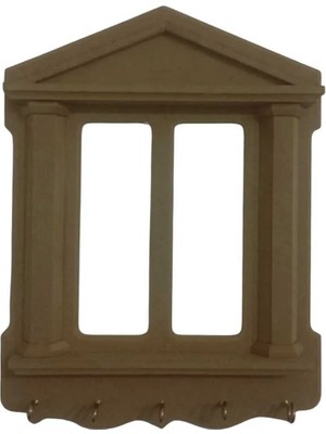 St. Morritz Mdf Boyanabilir Dekoratif Anahtar Askılığı - Duvara Monte