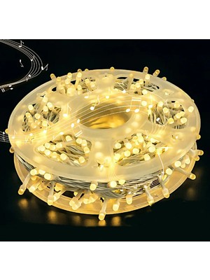 St. Morritz 480 Ledli 100 Metre LED Işık Günışığı Renkli 8 Animasyonlu 100 Metre Günışığı LED Siyah Kablolu